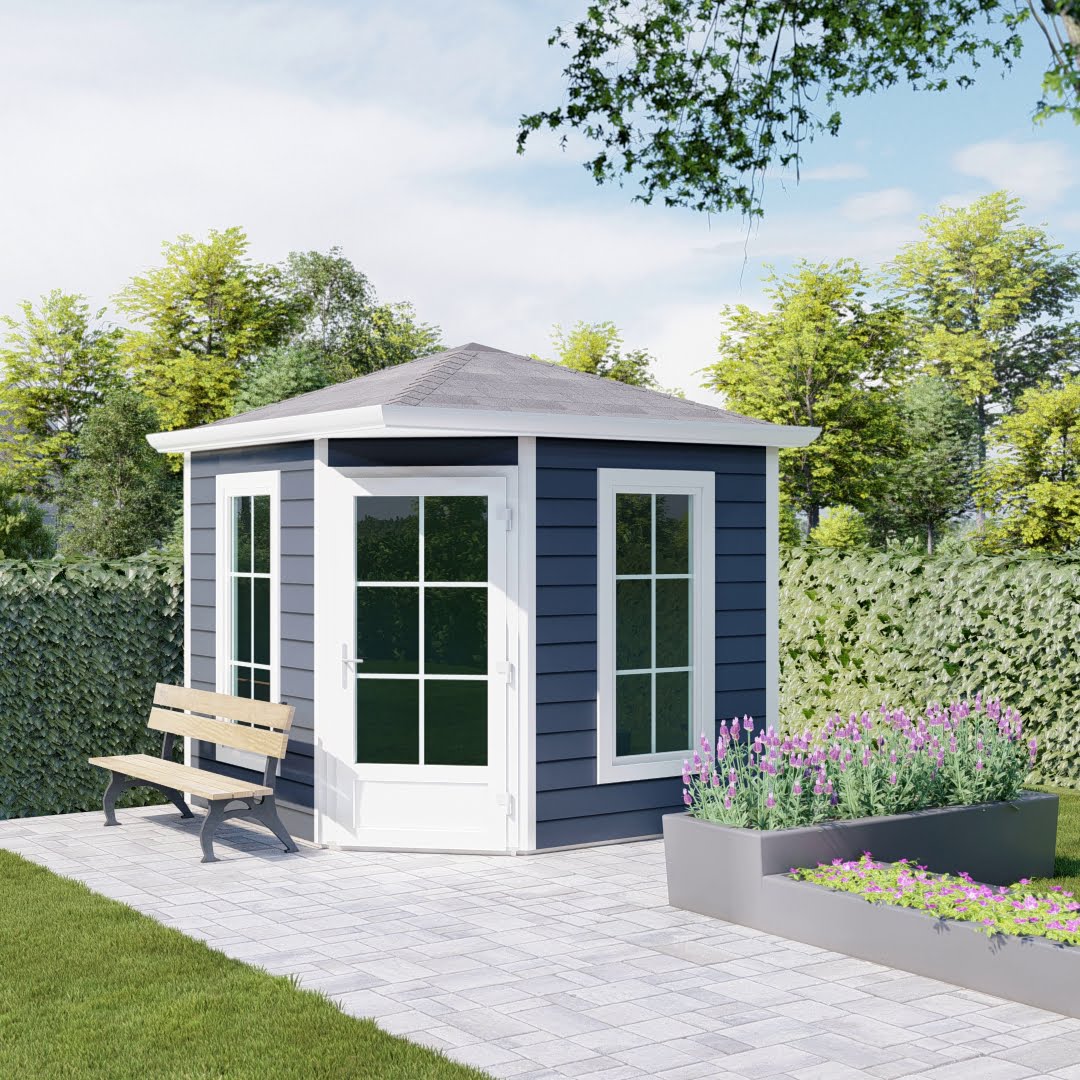 Valencia hoogglas enkele deur antraciet wit